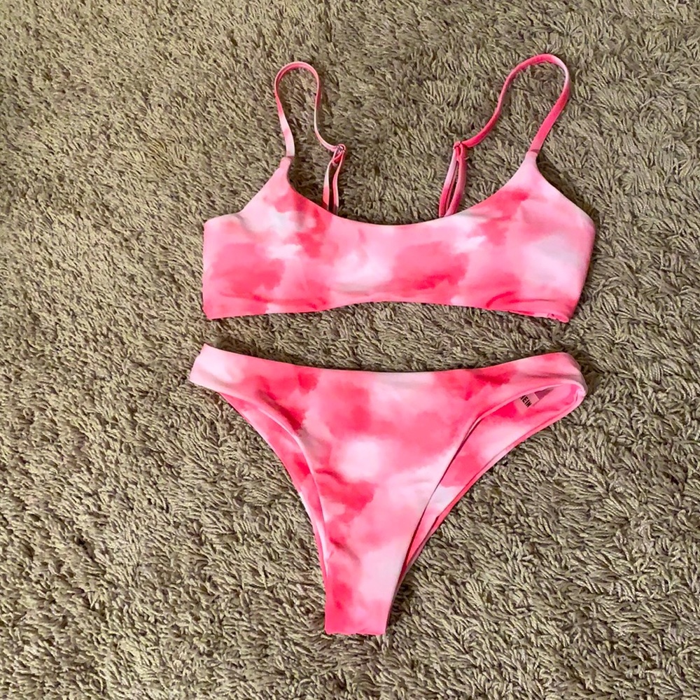 SHEIN 3-Piece Pink Bikini